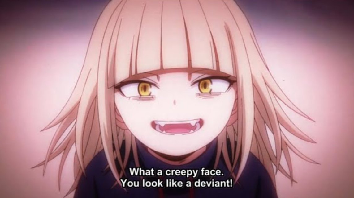 Aichiyoroihero's tweet photo. But are Himiko Toga's parents blind?
She has a beautiful, adorable smile why treat her badly!?! https://t.co/rlsge0CCmc