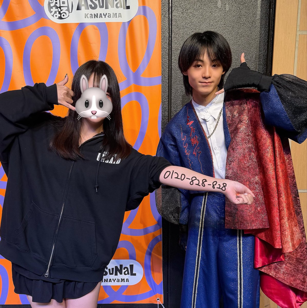 tomoyakyuuun's tweet photo. なつの招待でiiONDOさんのリリイベお邪魔しました🎶
立ち位置逆で悔しいｮ…😞📞

 #iiONDO #iiONDOの秋が来た #三戸琳仁  #EBiDAN #リリイベ https://t.co/Hi8P3aDSeb