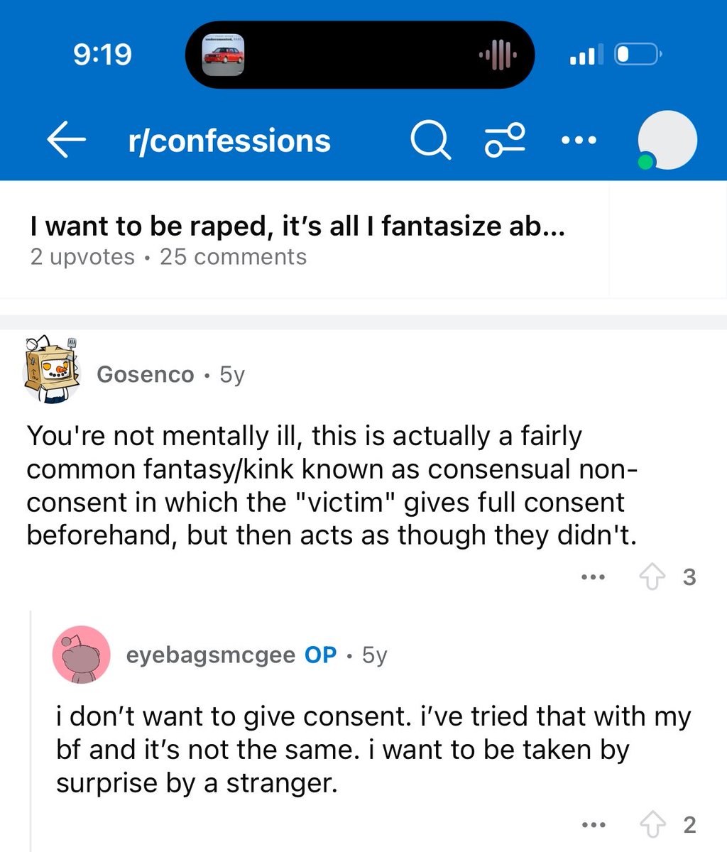dekreationz's tweet photo. “You’re not mentally ill.” She’s actually mentally ill wtf https://t.co/VjMTxH6RF8