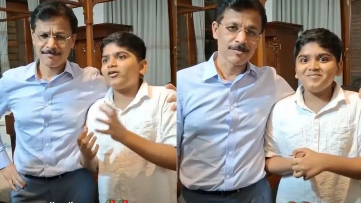 NDTVFood's tweet photo. Video: Kid Asks Tukaram Mundhe To Bring Back Vada Pav In Schools, His Reply Goes Viral
https://t.co/VdZOigErTb
#tukarammundhe #vadapav #viral https://t.co/84hoSdZdsE