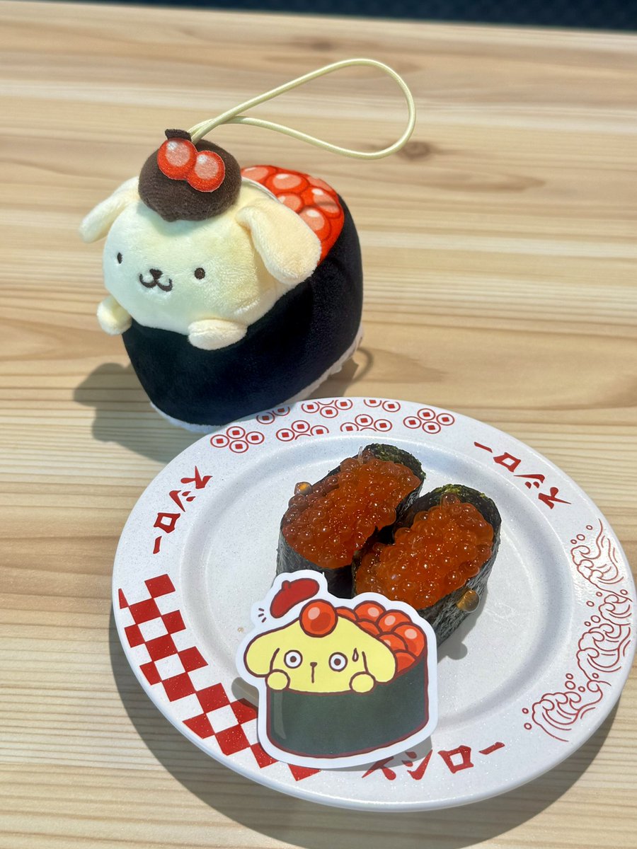 pom0916pom's tweet photo. いくらポム❕🍣
#スシロー
#ポムロー
#スシローポムポムプリンコラボ https://t.co/5rTPcgZGTX
