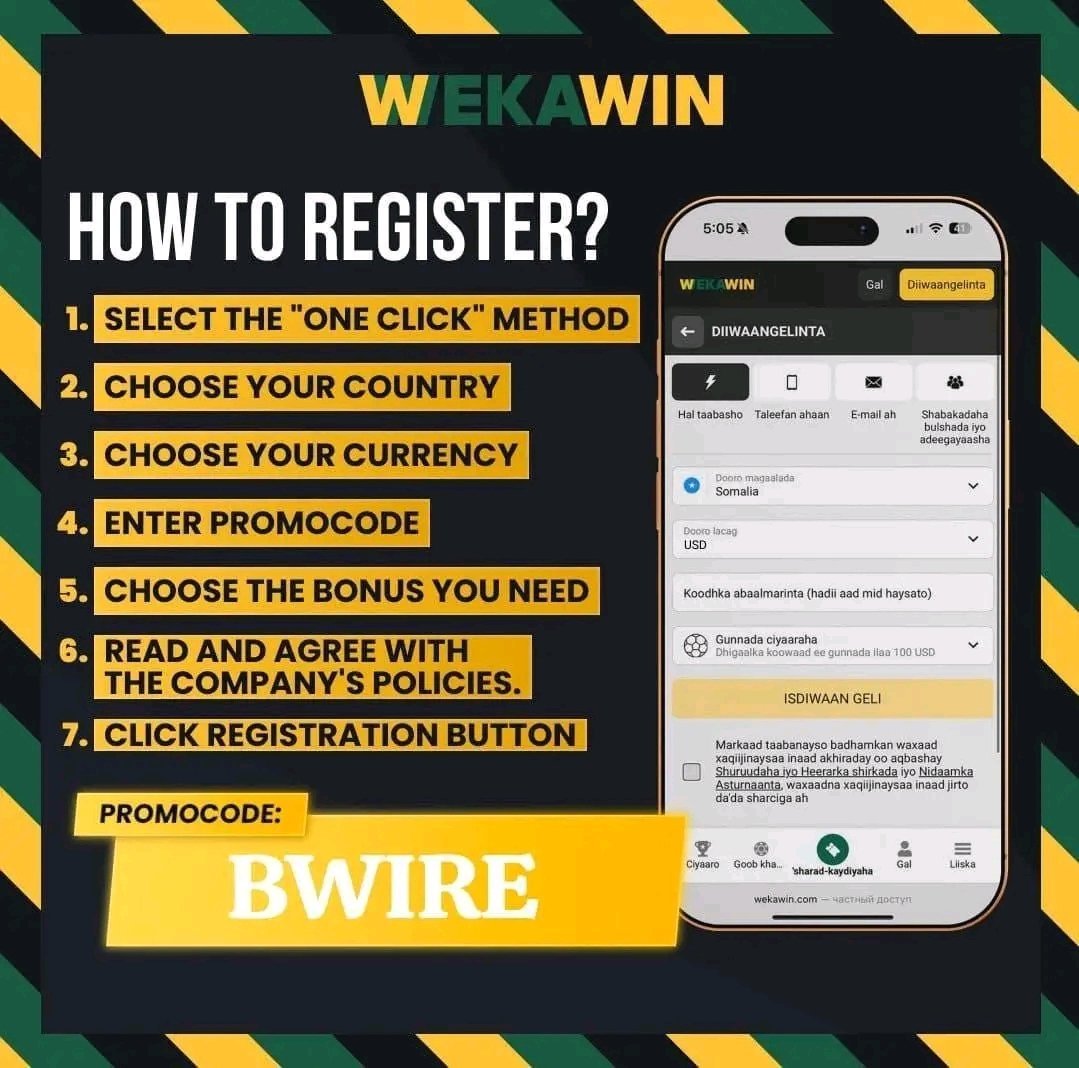 Bwire_345's tweet photo. WEKAWIN BET ~ MORE THAN JUST A BET. PROMO CODE👉 BWIRE 

✅Bet with zero taxes 
✅Instant withdrawal 
✅Zero withdraw charges 
✅Zero deposit charges 
✅High Odds
✅100% Welcome Bonus upto 100K 
✅Night Mode App

Promo Code👉 BWIRE 
Registration Link ⤵️

https://t.co/MRIfzt542h https://t.co/95YxyuhYNI