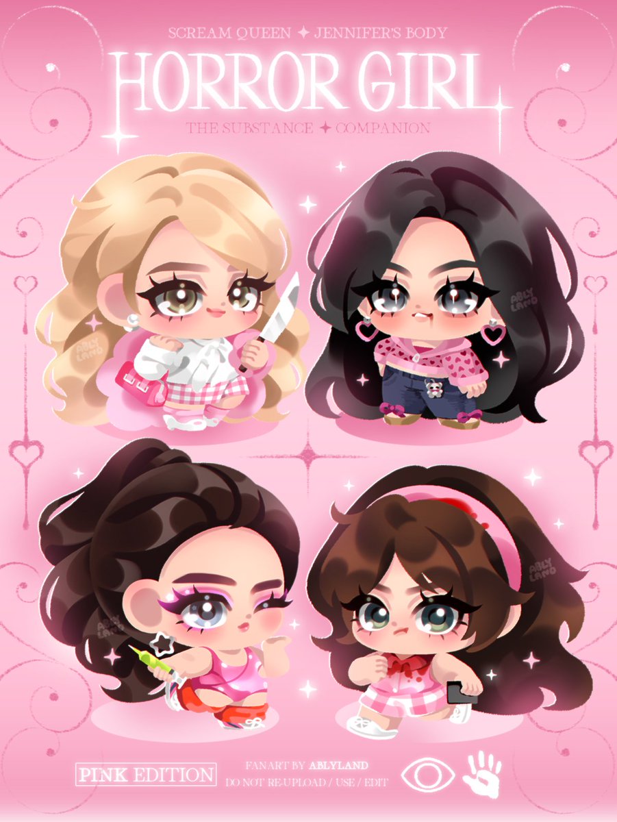 ablyland's tweet photo. ⊹ ˖ horror girl in pink 🔪💗⊹ ˖ https://t.co/G6MmZsir73