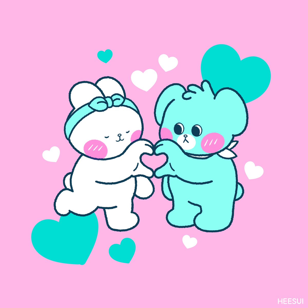 heesuiart's tweet photo. 🩵🩷🤍

#イラスト #ゆるいイラスト #ゆるい絵 #お絵描き #かわいい #デザイン #キャラクター #illustration #art #design #일러스트 #그림 #디자인 #ももとろろ #HEESUI https://t.co/KBPs0ex6n5