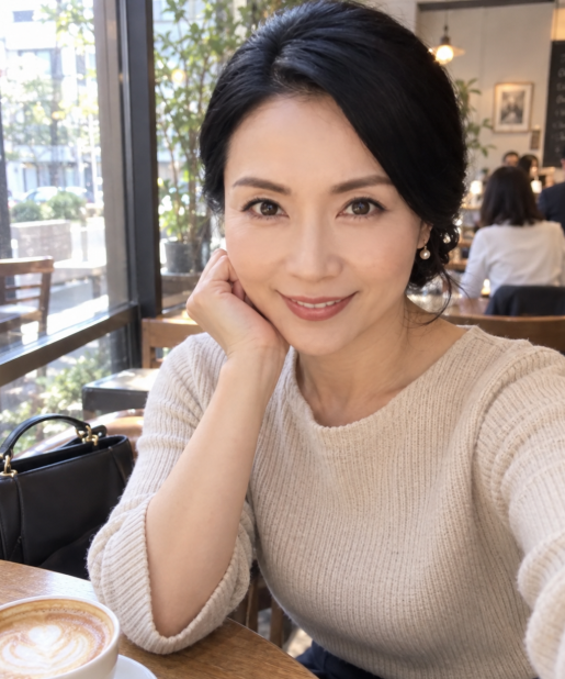 RamatuZainab's tweet photo. 51歳になっても、女として見てもらいたいって思うのは欲張りでしょうか？🥺💕

男性の皆さん、正直に教えてください。

① 51歳でも全然恋愛対象❤️
② 年齢なんて関係ない💕
③ むしろ年上女性が好き😍
どれですか？🤭 https://t.co/VEeoGPAxhK