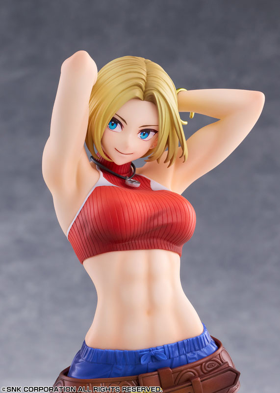 amiami_figure's tweet photo. 特典画像更新！

Fighting Girls Collection THE KING OF FIGHTERS XV ブルー・マリー 1/7 完成品フィギュア[GOLDENHEAD+]
⇒https://t.co/yjf5rDKMo6

🌟あみあみ限定版：「不敵な微笑み顔」フェイスパーツ
🌟あみあみ限定特典：アクリルキャラクタープレート(A5サイズ)

好評予約受付中です♪
#KOF https://t.co/TksfS3Z043