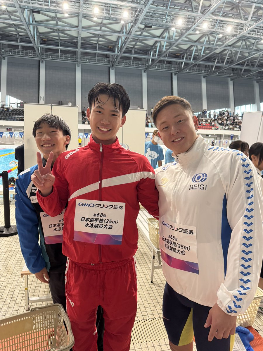 taku_taniguchi's tweet photo. 若手が素晴らしい

明日の日本記録、お楽しみに。 https://t.co/5d8XNqSlyg