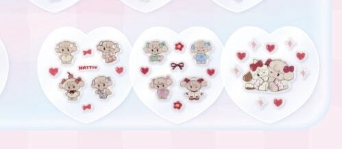 RrrAgp's tweet photo. 交換　リルアラモード　mikko LIL ala mode ぷくちゅるシール　GIGO ノベルティ付きドリンク　アクリルミラーキーホルダー　アンブレラチャーム

譲) キャミー、ナッツ
求) スフレ

まとめて交換可能な方優先🙇 https://t.co/zkWKriXgpR