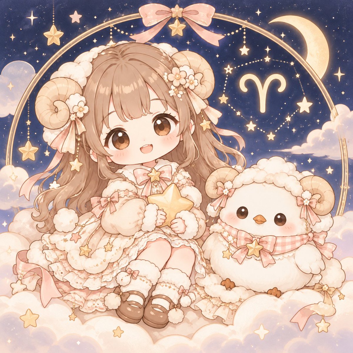 Shlromimikinako's tweet photo. 【プロンプト配布 第3弾🌙✨】
“うちの子”が星座や惑星をモチーフに変身する
**「うちの子 星座・惑星コスプレガチャ」**を作ってみました🐰✨
キャラ画像を添付して使うだけで、
牡羊座・魚座・蠍座みたいな12星座だけじゃなく、
オリオン座やうさぎ座などの星座、
ときどき惑星や月などのレア枠も出ます🌙🪐
何が出るかはお楽しみ🤍
「この子にこれ似合う！」っていう一枚になったら嬉しいです✨
今回はいろんなタイプの子で試してみましたが、
AIによっては元画像のポーズを強く引き継いだり、
星座モチーフや構図の出方に差があることがあります。
なので、今回も
“上手くいったらラッキー🍀”くらいの気持ちで遊んでもらえたら嬉しいです🤍
遊んでくれたら
#しろきなあそびのたね
をつけてもらえると見つけやすいです🐰🌱
引用RPも大歓迎です🤍
プロンプトはリプ欄へ👇