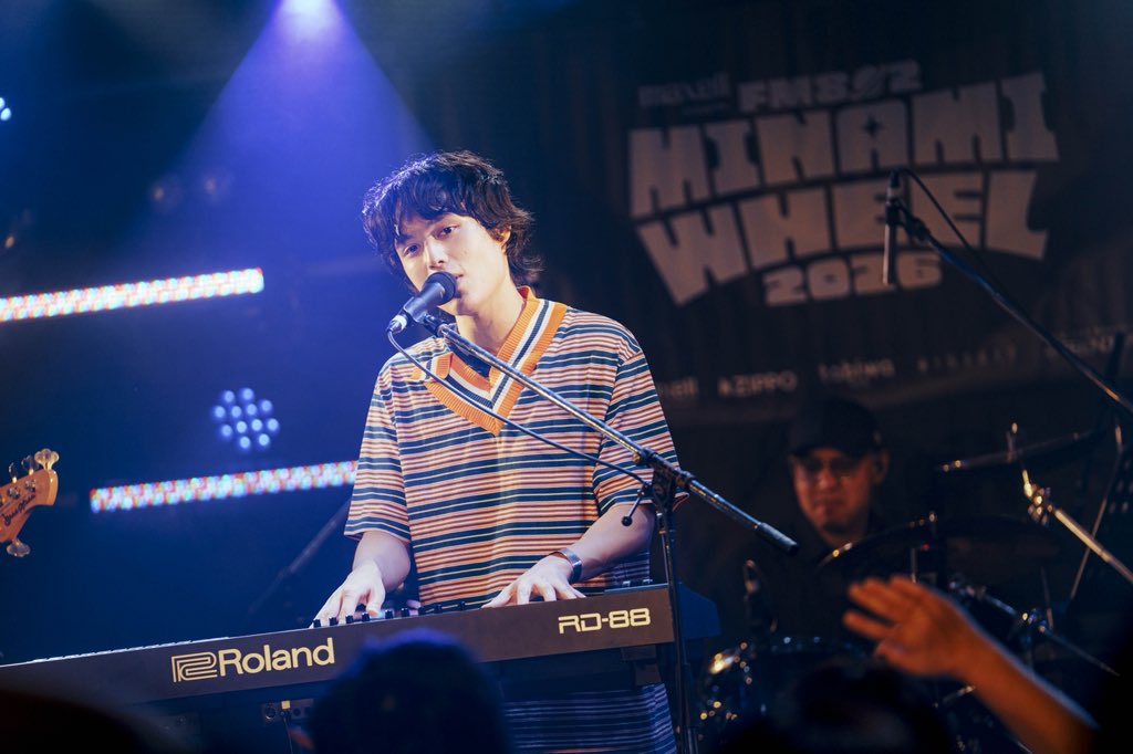 R_u_i_official's tweet photo. 本日は、#Maxell presents
#FM802 MINAMI WHEEL 2026でした！

OSAKA RUIDO で演奏しました。
セトリが進むにつれて熱量が増して、バンドで演奏する意味を感じられる良い時間でした！

たくさんの出演者の中から選んで来てくれてありがとう❤️‍🔥また会いましょう。

#ミナホ #FM802
#ミナミホイール

📸平野美海さん