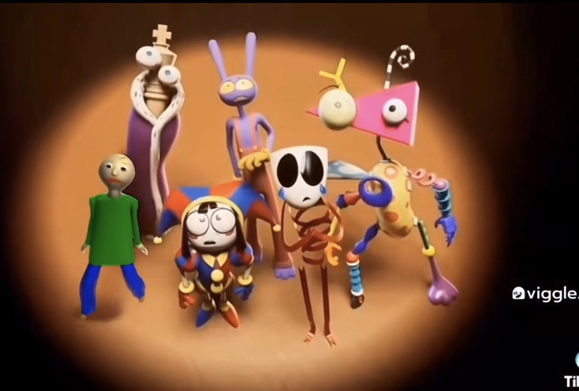 jhariahfan's tweet photo. dude all ive been getting on my fyp is just baldi viggle ai videos and i feel SO horrible that i actually ctfu seeing them because im NOT supposed to find ai funny https://t.co/twGWiHZw0S
