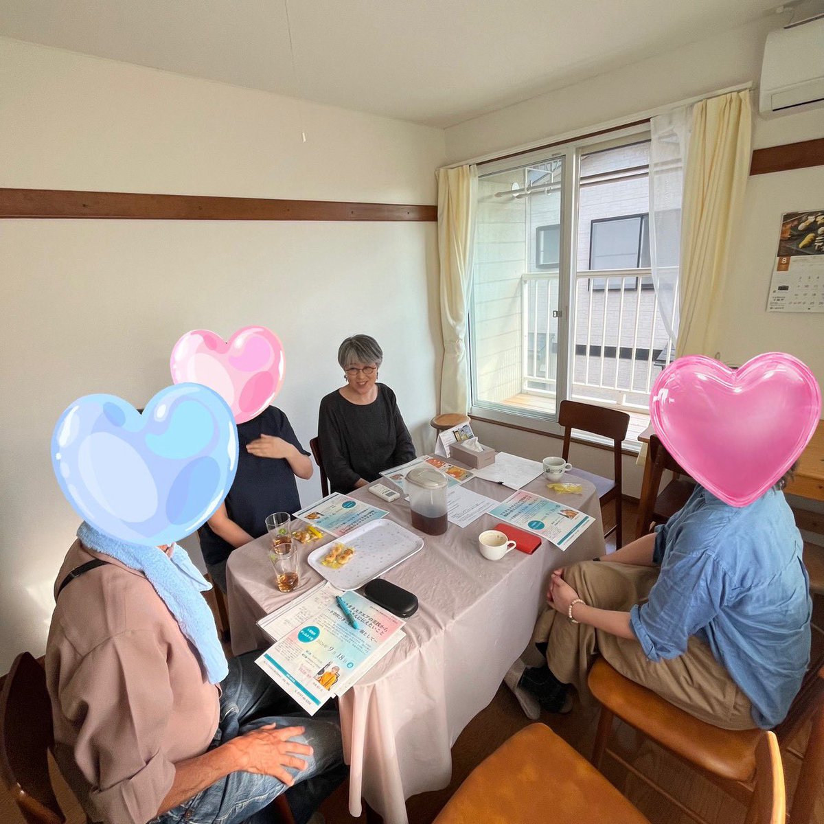 oshuwaratane's tweet photo. 🌱家族茶話会🌱
9/17家族茶話会を開催しました。

お互いの困っている事などを話し合いました。
内容をご紹介します。
・子どもへの声掛けのしかたに悩んでいる
・部屋にこもって外出できない。片付けもできないがどうしたらいい？
・子どもが自立できるか心配

次回ご参加をお待ちいたしております！ https://t.co/NovuMyBamR