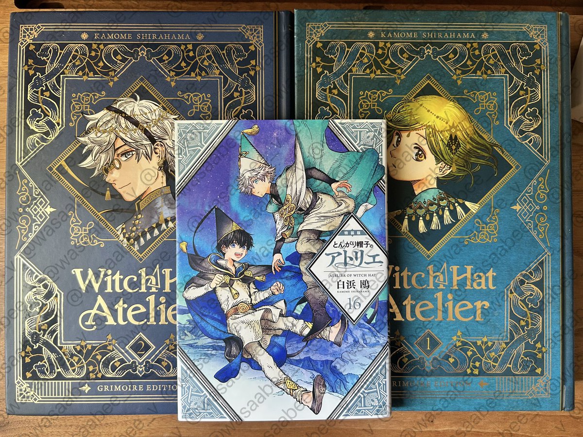 wasaabee_v's tweet photo. Finally received my WHA Grimoire and perfumes 
The Grimoire edition is soooo huge compared to the Japanese edition and my favourite scent is Coco💚💚 https://t.co/j4tf344pXk