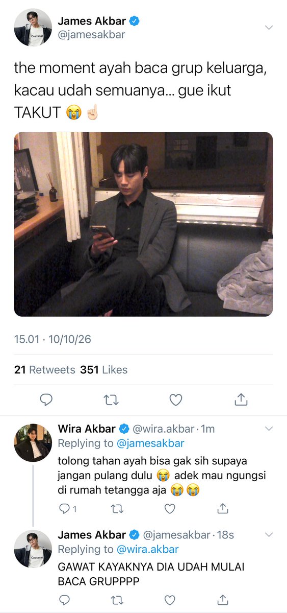 donsteacup's tweet photo. junkang au, gimana marahnya si brondong ketika tau kakak ntiknya dibentak dan dibikin nangis sama anak mereka sendiri? https://t.co/byN3pN1Vuk