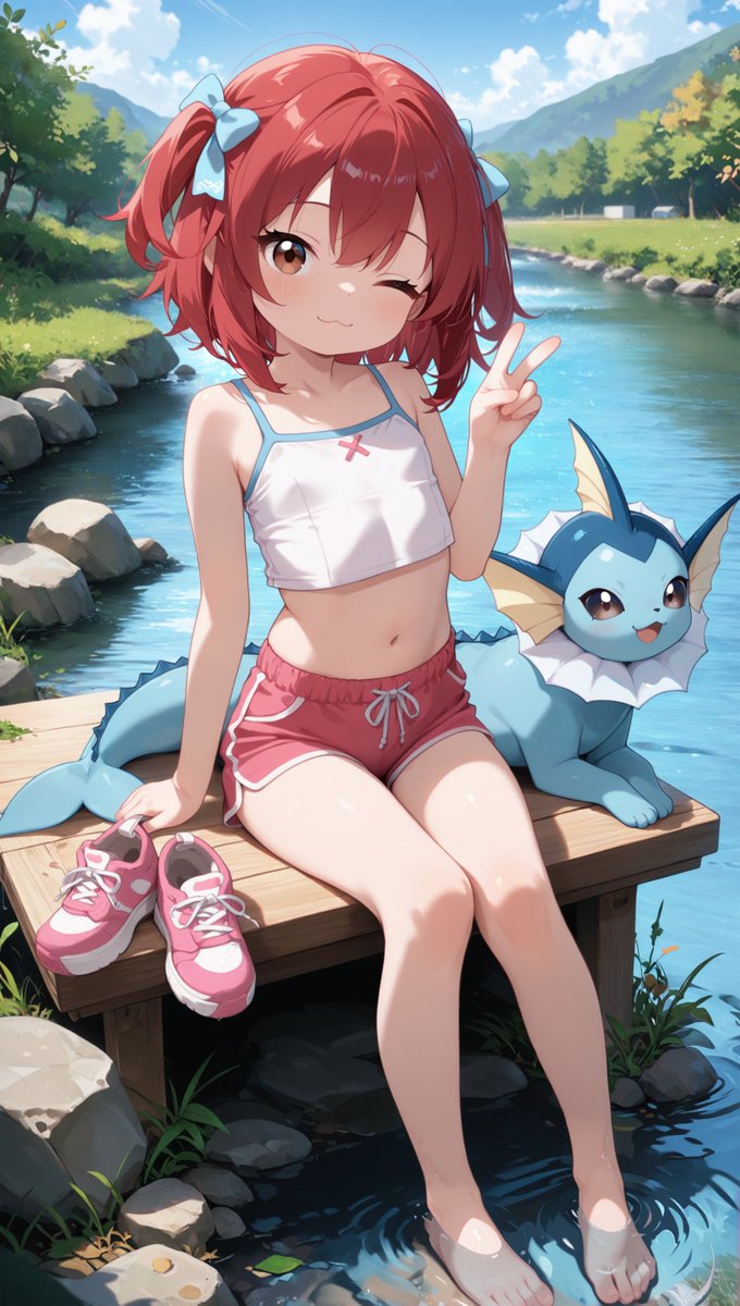 PrismanaAI's tweet photo. アリスとヴァポレオン 🌊 |  Alice and Vaporeon 🌊

#AIイラストㅤㅤ #AIart️️️️️️️️️️️️️️️️️️️️️️️️️️️️️️️️️️️️️️️️️️️️️️️️️️️ #pokemonㅤㅤㅤ #Pokémon https://t.co/zzIvCllEa8