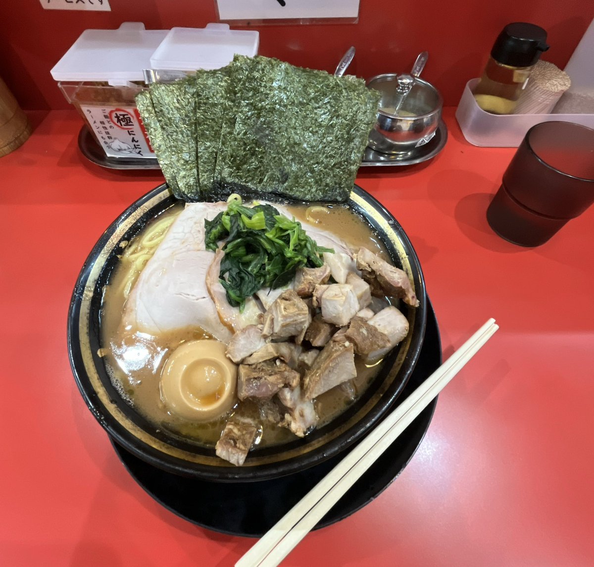 shiroppuuuu's tweet photo. 〆の大元家 https://t.co/OhLWKr2nLX
