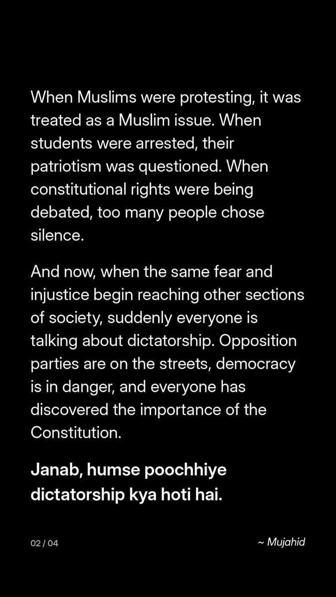 mmujahid03's tweet photo. Democracy cannot survive on selective outrage. Injustice doesn't become injustice only when it reaches your doorstep. The Constitution belongs to everyone, and so should our concern for justice. 🇮🇳
#Jantarmantar #CJP #Delhiprotest https://t.co/iNpIdWX6No