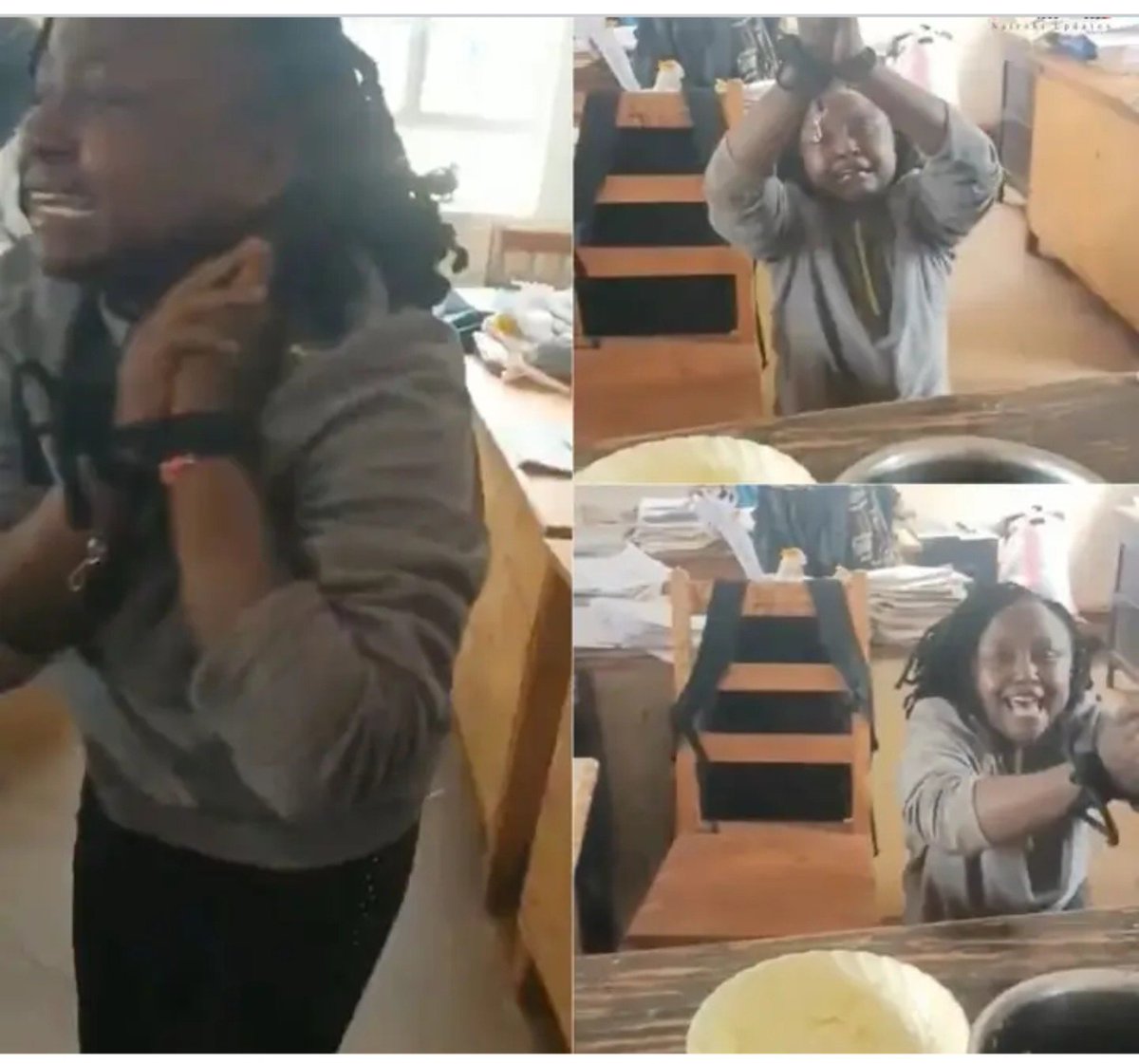 ivymuthe's tweet photo. Dona Makena, a young woman caring for her younger siblings, and her father have allegedly been assaulted by teachers at Forest Primary School in Kiminini Constituency, Trans Nzoia County.
The incident reportedly began with a disagreement between Makena and headteacher David Simiyu over lunch fees for her younger brother. According to accounts, the confrontation escalated when other teachers joined in and the pair was locked inside the staffroom.
Makena, who had previously undergone a Caesarean section, alleges that she was kicked until she began bleeding, with her hands tied during the assault.
The claims have raised public concern and prompted calls for a thorough investigation.