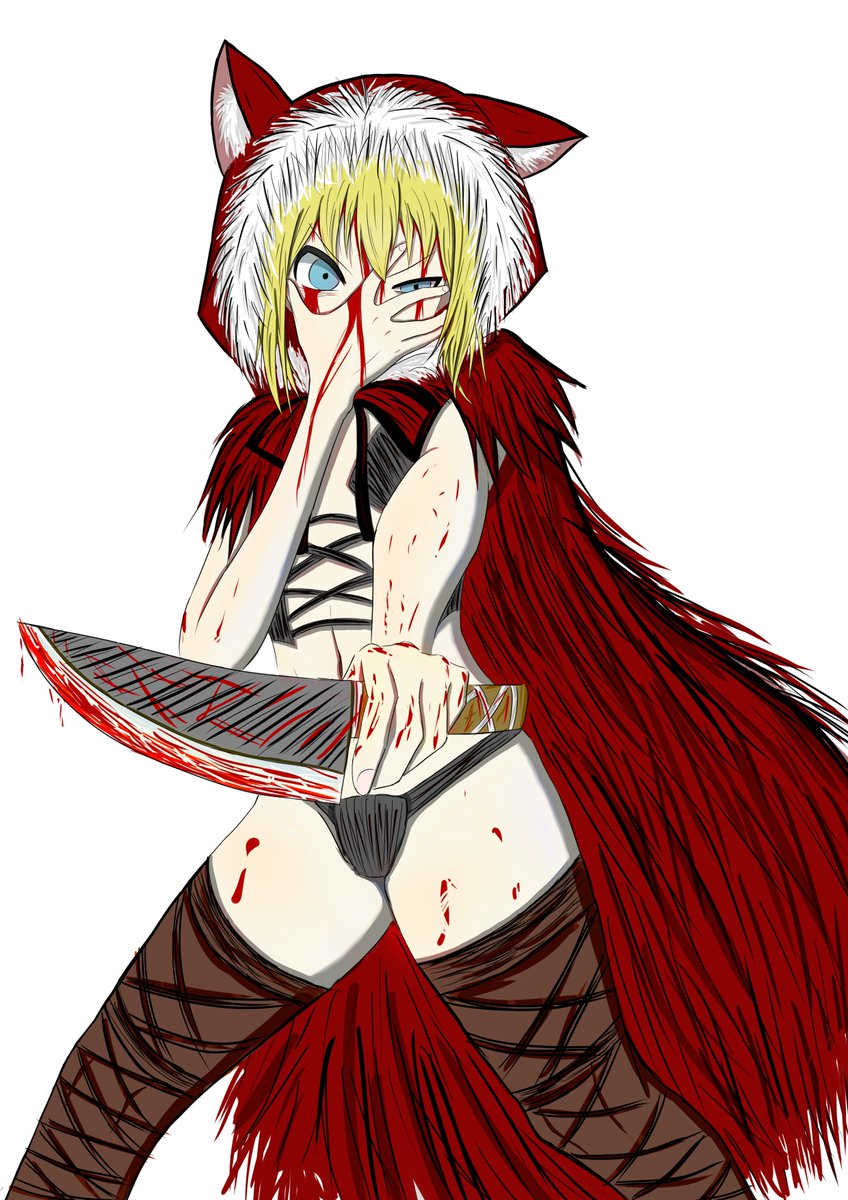 linxi329's tweet photo. I won’t die before I cut off your head  #BLACKSOULS
#BLACKSOULSII https://t.co/jFOXurno2y