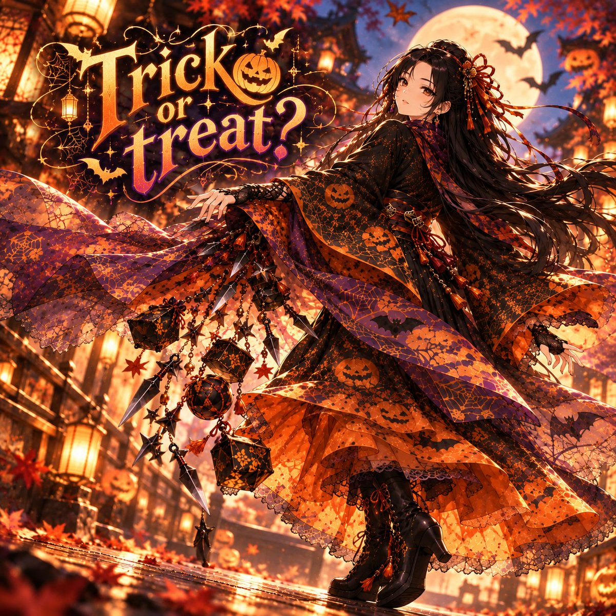 noname_AI104's tweet photo. ハロウィン用に作り申した。
お菓子の代償はいかに。

https://t.co/zacmKepvp0 https://t.co/9xnsp1XQOE