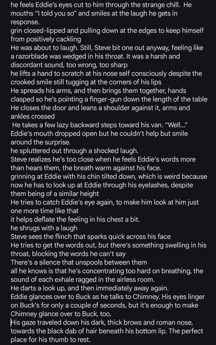 bexisms's tweet photo. here's a bunch of writing references i've gathered from fics that i just thought were worded great/described an action really well!! https://t.co/o4VNqs1iCn