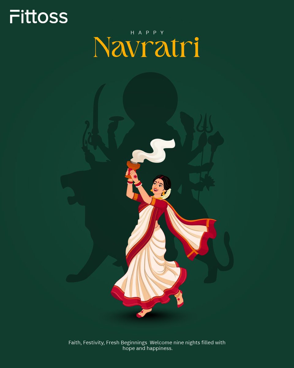 fittossofficial's tweet photo. Nine nights, beautiful beginnings! 🌸✨
May Maa Durga bless your
journey with strength, happiness and
fresh opportunities.
Wishing you a joyful Navratri! 🙏
#HappyNavratri #MaaDurga
#NewBeginnings #DivineBlessings
#FestiveJoy https://t.co/YpdepeC9W5