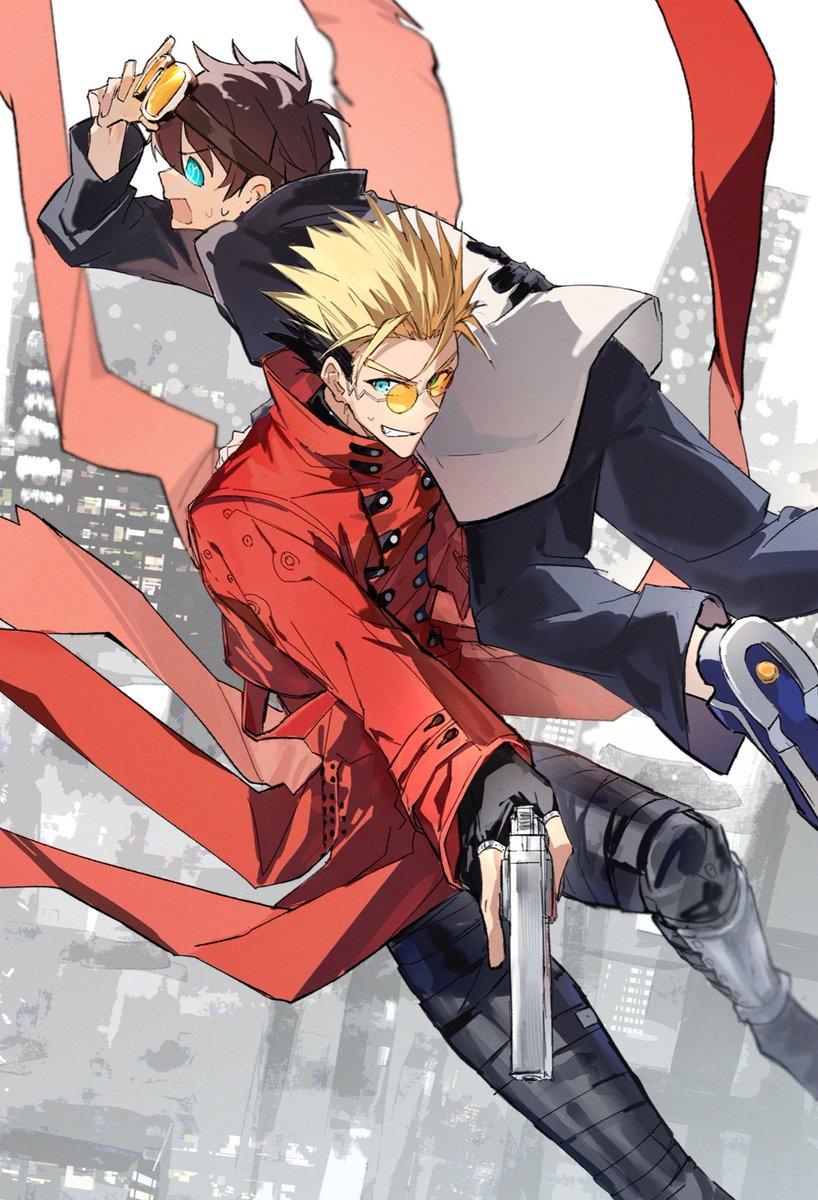 yuuta_roo's tweet photo. TRIGUN×BBB https://t.co/1OGjJreh2E