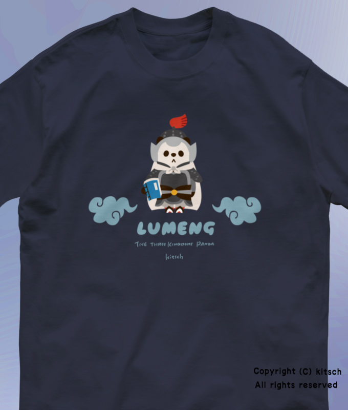 KitschChina's tweet photo. Tシャツつくったよー！

カブリモノ三国志パンダ　呂蒙
呂蒙だよー！
https://t.co/gQNoRbpjAS
Tシャツのタイプや色は変えられるよー★ https://t.co/08KvLpYXG1