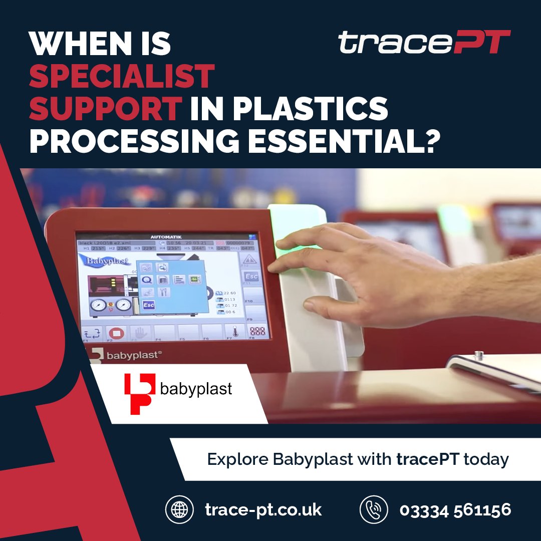 TracePT_UK's tweet photo. π When is specialist support essential?
Trace PT provides expert technical support to tackle complex plastics processing challenges, minimise disruption and keep production running efficiently.
https://t.co/mXA0R9Ttih
#TracePT #PlasticsProcessing #TechnicalSupport https://t.co/3VoE5l5Od8