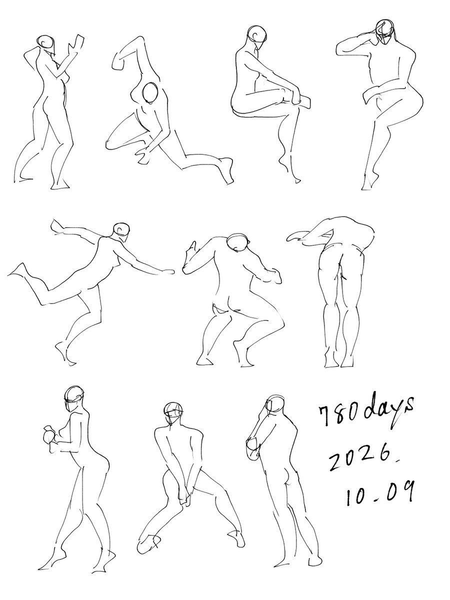 nekoyoshi_fox's tweet photo. 30秒ドローイング(780日目)
#posemaniacs @posemaniacsより
#日々描く  #イラスト練習中 https://t.co/eXfLHTUatD