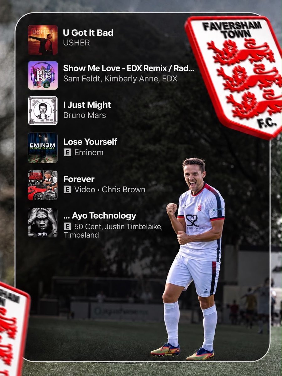 FavershamTownFC's tweet photo. Today’s player playlist is Josh Hare’s Hype playlist, this will be played at the Aquatherm Stadium from 2pm……

Fancy a listen now hit the link: https://t.co/nJHmSx2mm4

⚪️⚫️🦁🦁🦁 #UpTheLilywhites https://t.co/jHFe2ySesc