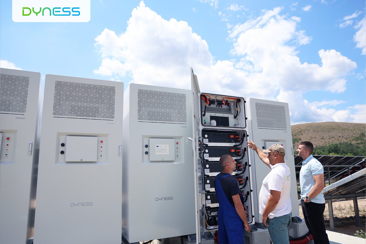 DynessESS's tweet photo. ☀️ Turning solar potential into greater value!

In Bulgaria, Dyness and KP Solar deploy 36 DH200Y units across 3 projects, delivering 8.2 MWh of storage for smarter energy use and trading. 🔋

🎬 Discover the story!

#Dyness #DH200Y #SolarPlusStorage https://t.co/PI84BXPhuX