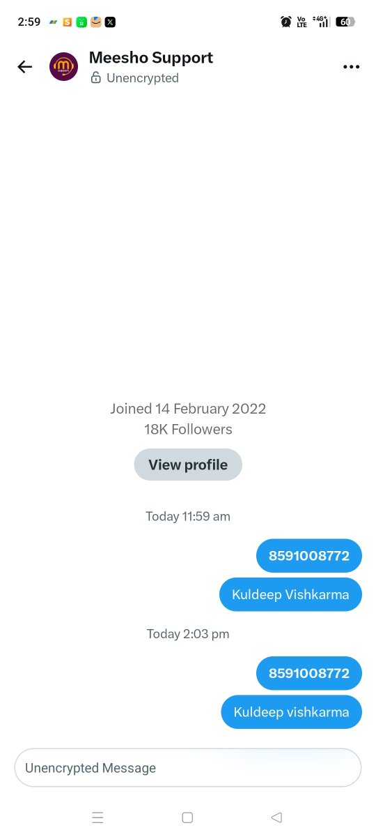 Kuldeep80353416's tweet photo. @meesho_support Kitni baar or bheju sir https://t.co/FF4KZSyu8h