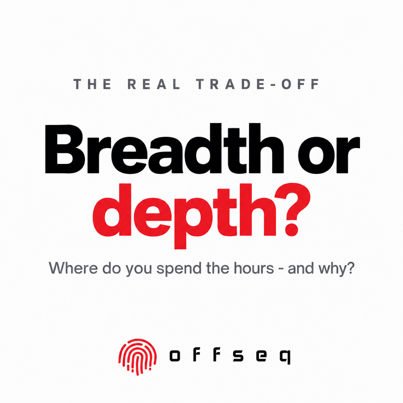 offseq's tweet photo. Every pen test forces a choice: sweep every system shallow, or go deep on the critical few. There is never budget for both. Where do you spend the hours - and what would you defend? https://t.co/DznPqhUYw2