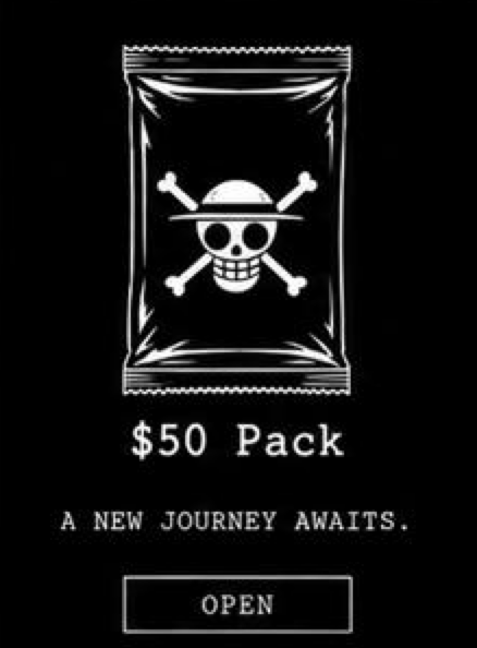 GrandlineRIP's tweet photo. A new journey awaits! 

Grand Line $BERRY One Piece Gacha 

Follow, like, retweet and tag 3 pirates in the replies

Two lucky Straw Hats will be airdropped a $50 One Piece Gacha pack! https://t.co/8cR2tIxXRh