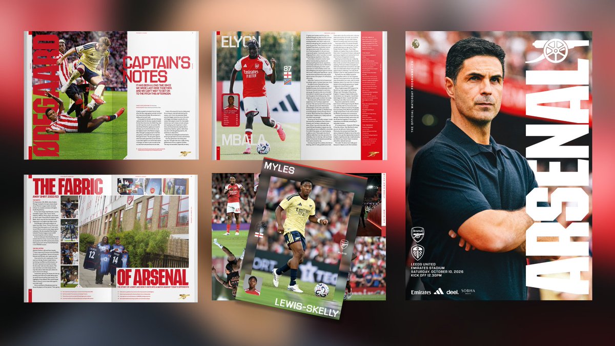 AFCProgramme's tweet photo. FOUR brilliant products on sale today
👊 Superb programme £4
😍 Official pins, £3 with a programme
🙌 2026/27 Official Handbook debuts today £10
🥇 'Champions' books are back! £20
🤯 We even have a prog/badge/h'book deal £15
🏟️ From sellers today, or here 
https://t.co/6ijgeWEp49 https://t.co/WQbXTmnvNk