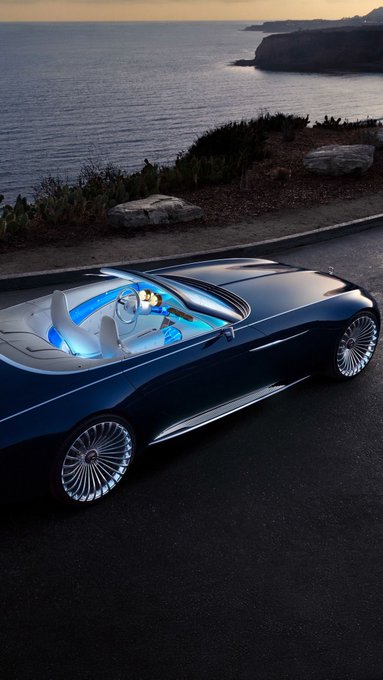 omeLuxe's tweet photo. Vision Mercedes-Maybach 6 Cabriolet  &amp; Rolex Day-Date  (Ice Blue Dial) https://t.co/0ITdEK3aoA