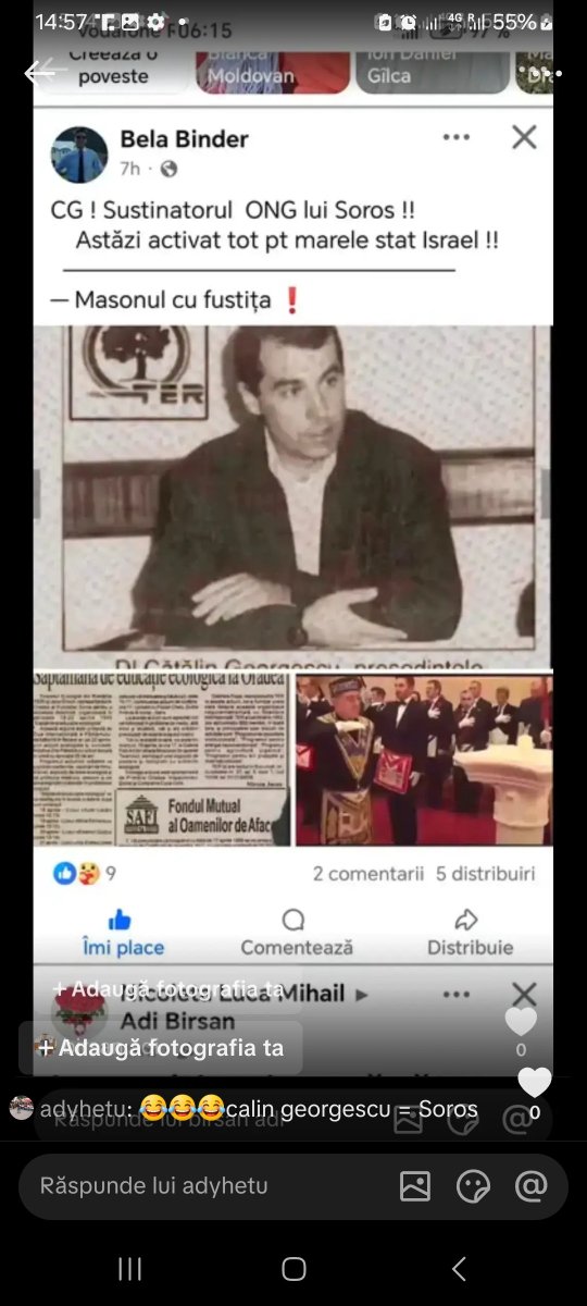 AdrianBurc40224's tweet photo. @JD_Vance_RV CĂLIN Georgescu =Soros https://t.co/PqtcwNJrkq