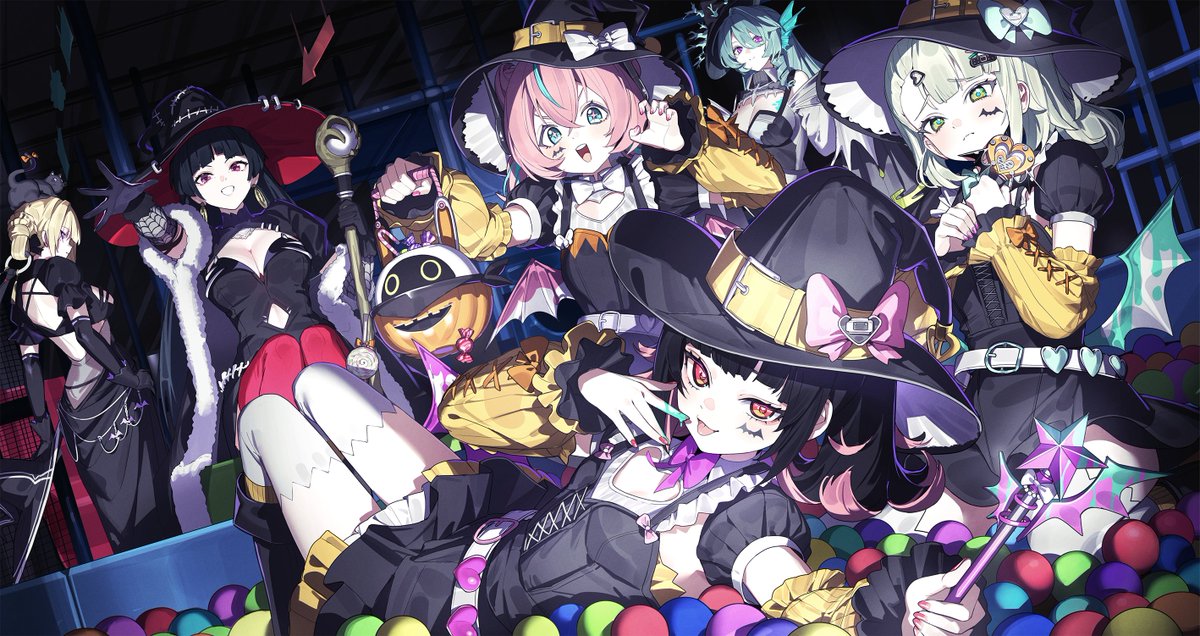 TYPEII_EN's tweet photo. The adorable witches are about to head out!

Artwork by @nikibiii

#zzzero https://t.co/GLs0XpCGVc