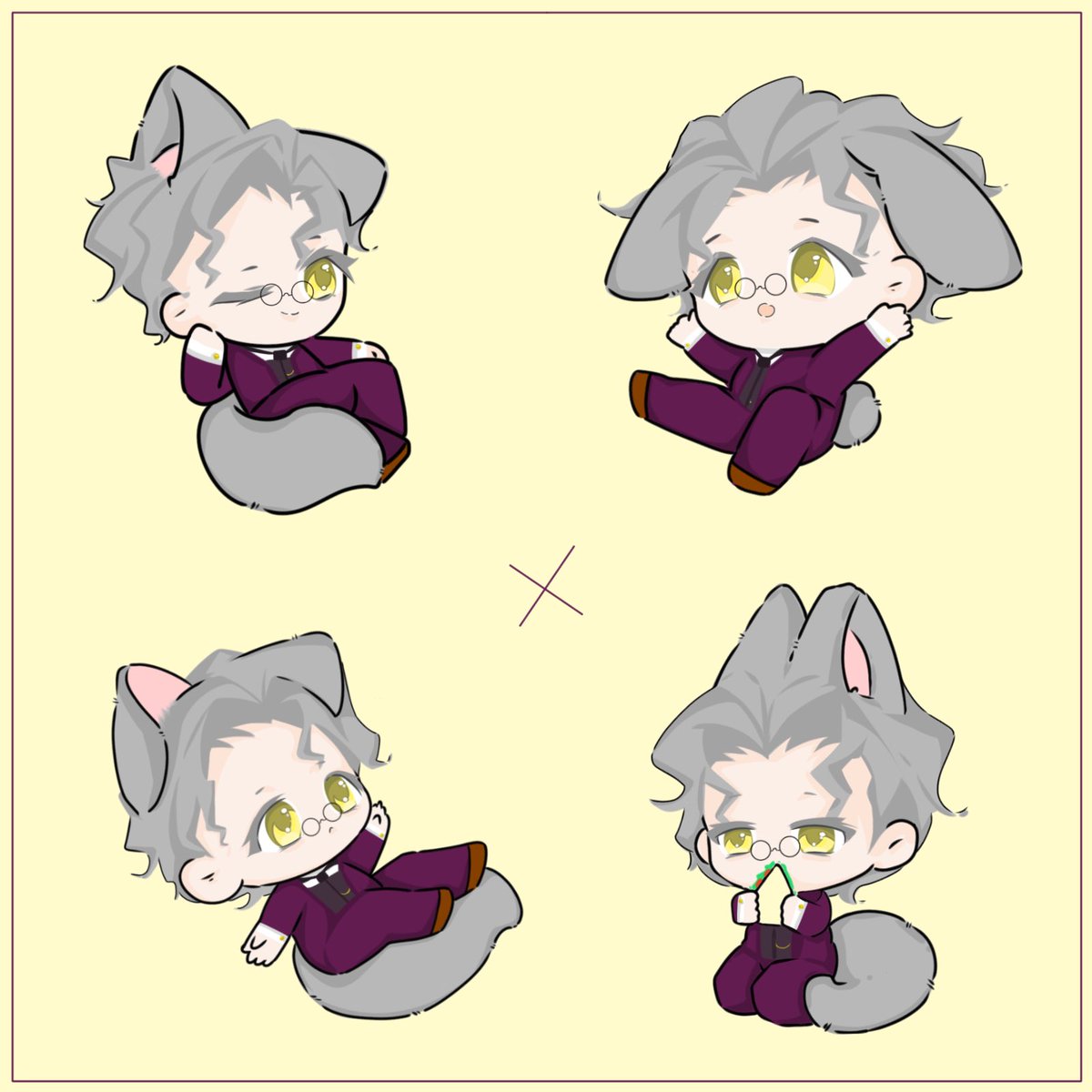FogGrace2113's tweet photo. Meowverton!!

#チャールズ・オーガスタス・ミルヴァートン
#憂国のモリアーティ
#MoriartyThePatriot
#MoriartyThePatriotMilverton 
#CharlesAugustusMilverton https://t.co/nMiAdZGMm8