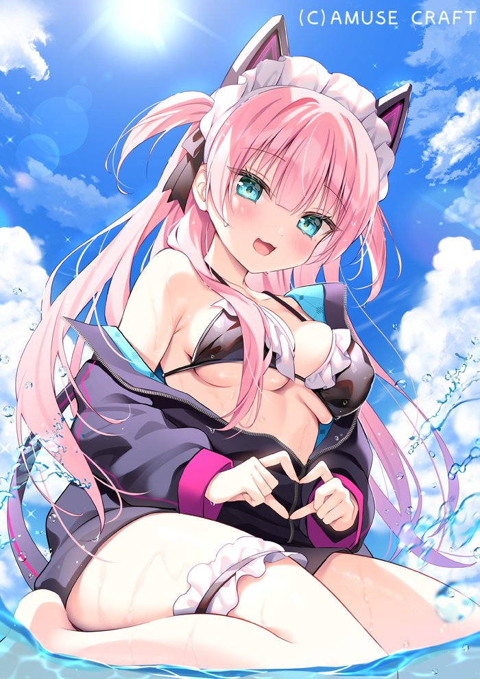 sikitani_asuka's tweet photo. 「もっと近くで見てください、せーんぱい♡」 https://t.co/nWi6dMWCE5