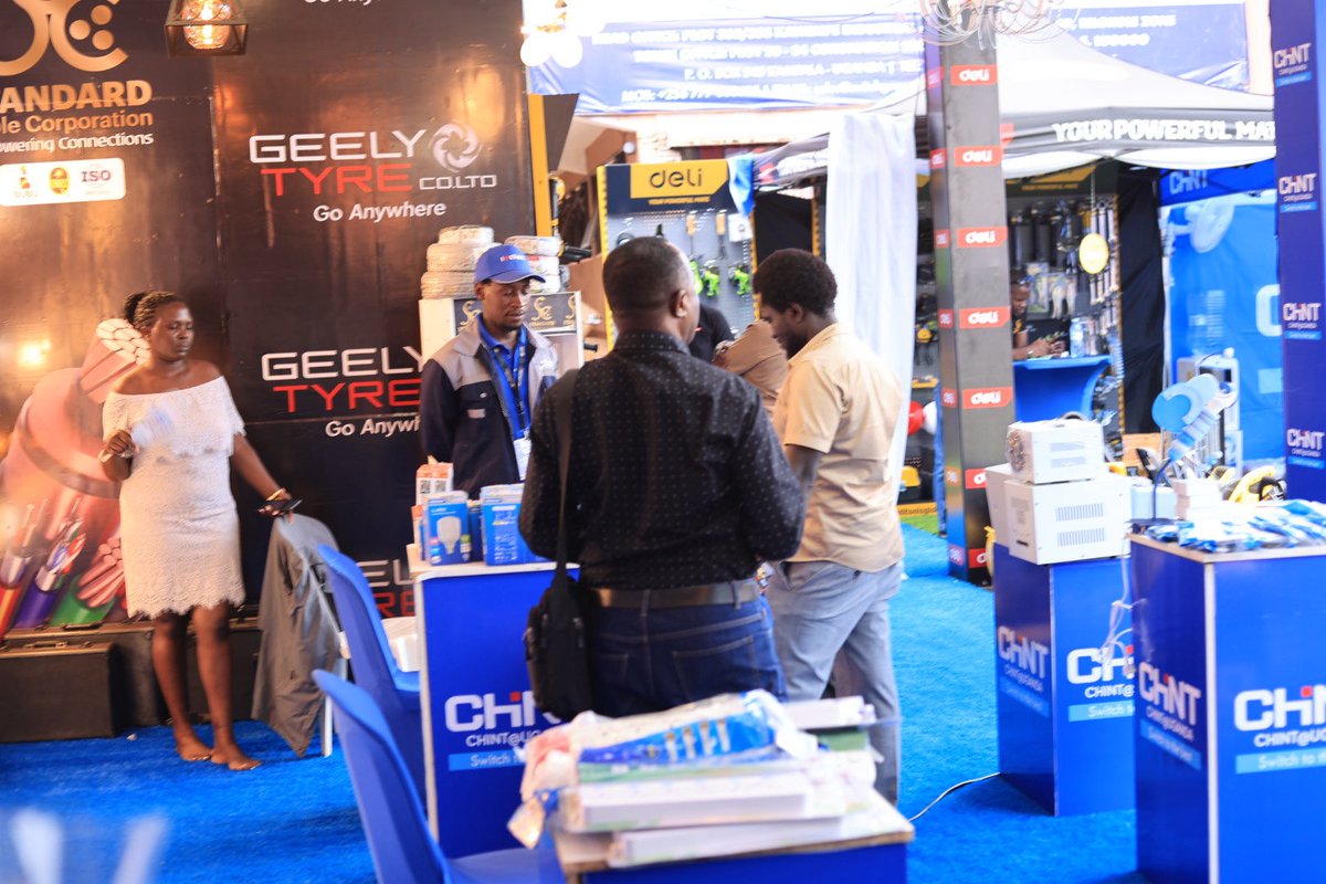 CHINTUganda's tweet photo. CHINT Uganda is making a statement at the 32nd Uganda International Trade Fair! 💙⚡

Visit our stand at UMA Show Grounds, Lugogo, explore our solutions and connect with our team.

CHINT Uganda — Switch to the Best! https://t.co/bEcpAQEZKK
