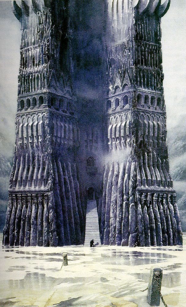 fazforfaramir's tweet photo. Orthanc, illustrated by Alan Lee https://t.co/QJWHD4mEnb