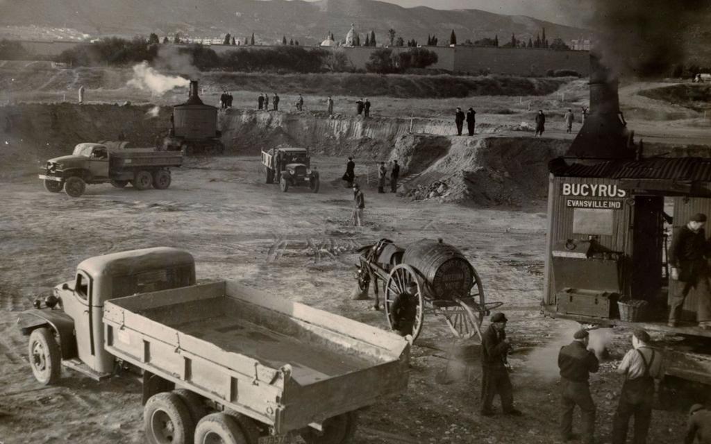 Barca_Archive's tweet photo. The Early Construction of Camp Nou, 1950s . https://t.co/K1fv4L48VC