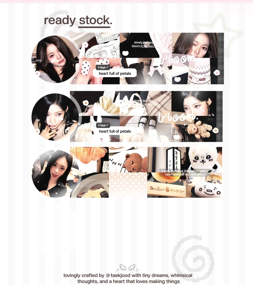 taekjood's tweet photo. bantu repost ya, timakasiii. <3

halo aku mau promo 10. 10 layout ready stock dibawah ini pricenya jadi https://t.co/y9BlyNlegB /ea aja ( all ava png yaa ) bisa take langsung dm aku atau chat ke tele ada di bio aku yaa. ⭐
#bealanja https://t.co/8Kc2cyUhGa