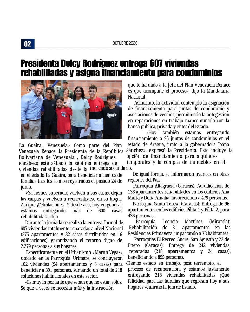 ADI1112BARI's tweet photo. Entérate⏩🗣️📢 Boletín Digital informativo 🗞️ El Renacer del Catatumbo! 𝕄𝕀𝕃𝕀ℂ𝕀𝔸 𝔹𝕆𝕃𝕀𝕍𝔸ℝ𝕀𝔸ℕ𝔸
¡𝗗𝗼‌𝗻𝗱𝗲 𝗲𝗹 𝗣𝘂𝗲𝗯𝗹𝗼 P𝘂𝗲𝗱𝗲, l𝗮 𝗣𝗮𝘁𝗿𝗶𝗮 𝘀𝗲 C𝗿𝗲𝗰𝗲!
#delcyrodriguez @delcyrodriguezv 
#mppdefensa @mindefensa_ve 
#@ceofanb_ve
#@milicia_ve https://t.co/HwIFQuytGu