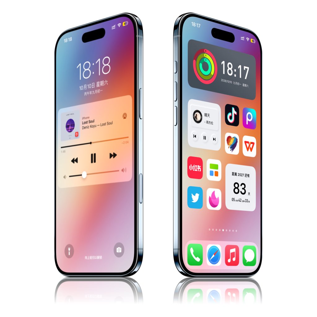 Buffybaos's tweet photo. iPhone 18 Pro 液态极简壁纸

#wallpaper #iPhone18Pro #iOS27 #iOS26 #4K https://t.co/72HAWlk6PL