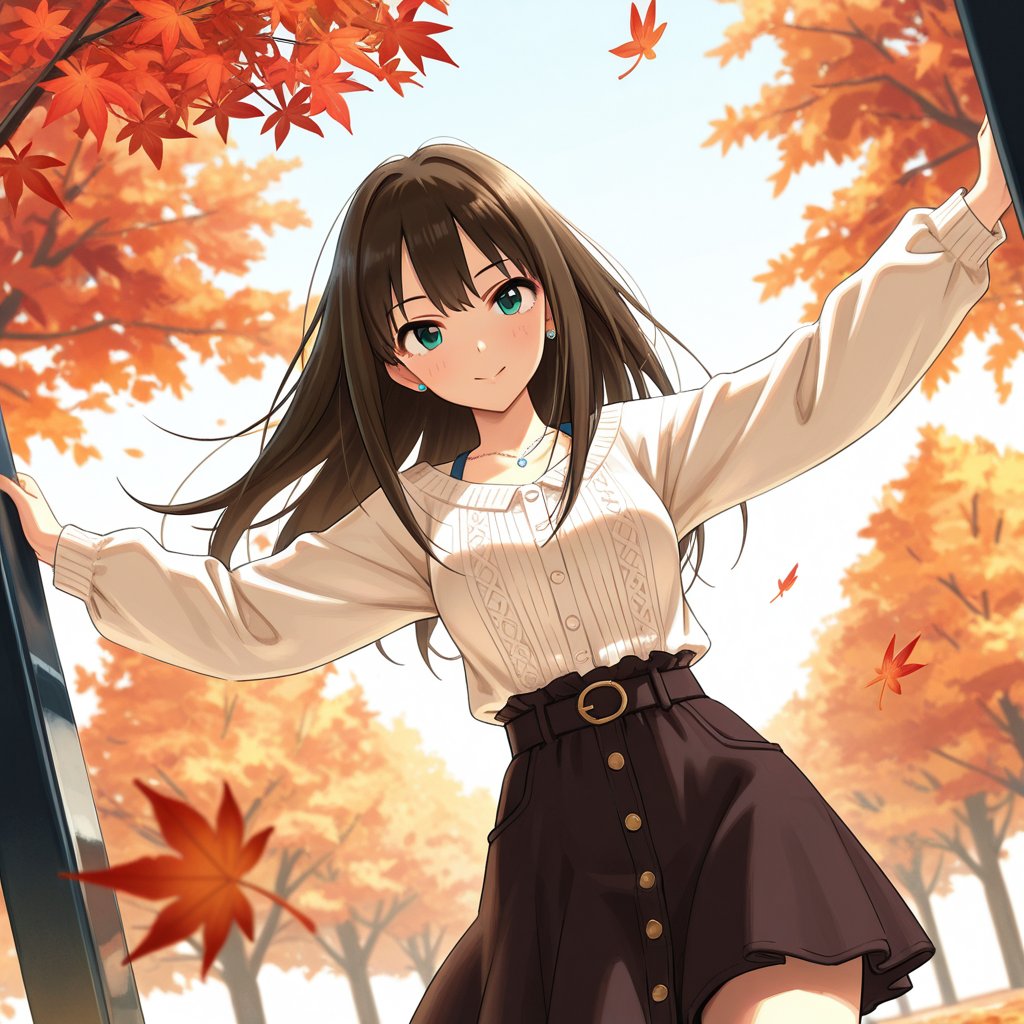 SAMONAI2026's tweet photo. しぶりんと紅葉 | SAMONAI #pixiv https://t.co/RaliQibnOg 
#AIイラストㅤㅤ #渋谷凛 https://t.co/FHuj7W2kIa