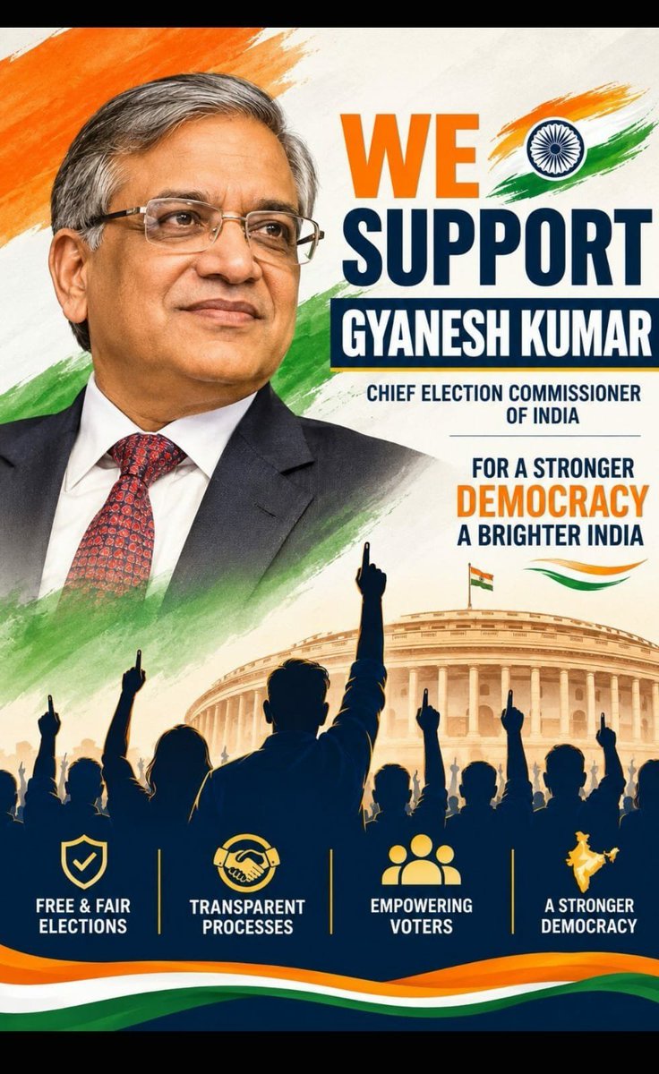 shubhams_37's tweet photo. Always Stand With My ECI And CEC 🔥
#WeStandWithGyaneshKumar https://t.co/T7NHgeHZm5