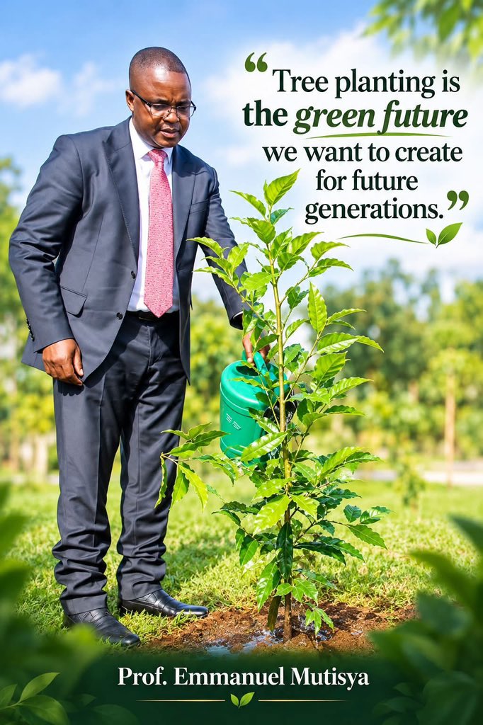 Profmutisya's tweet photo. Our future must be green, and we must be part of the green process!

#MazingiraDay2026 https://t.co/MilcJq1yzv